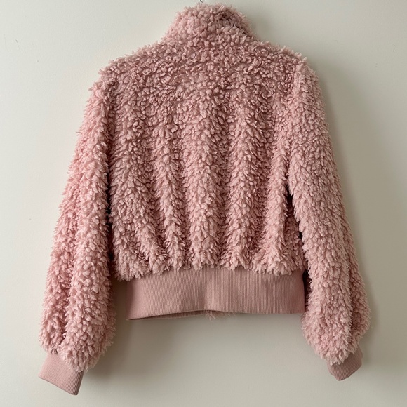 Love Chemiztry Pink Sherpa Faux Fur Fuzzy Teddy Jacket - Picture 9 of 16